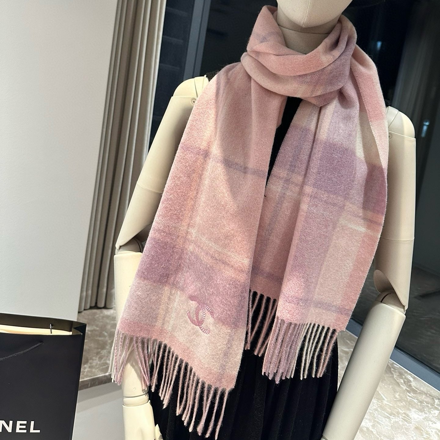 CC Scarf 180 CM In Colorful Cashmere 394483