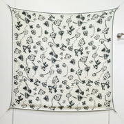 CC 25  Scarf 140CM White Cashmere 293089