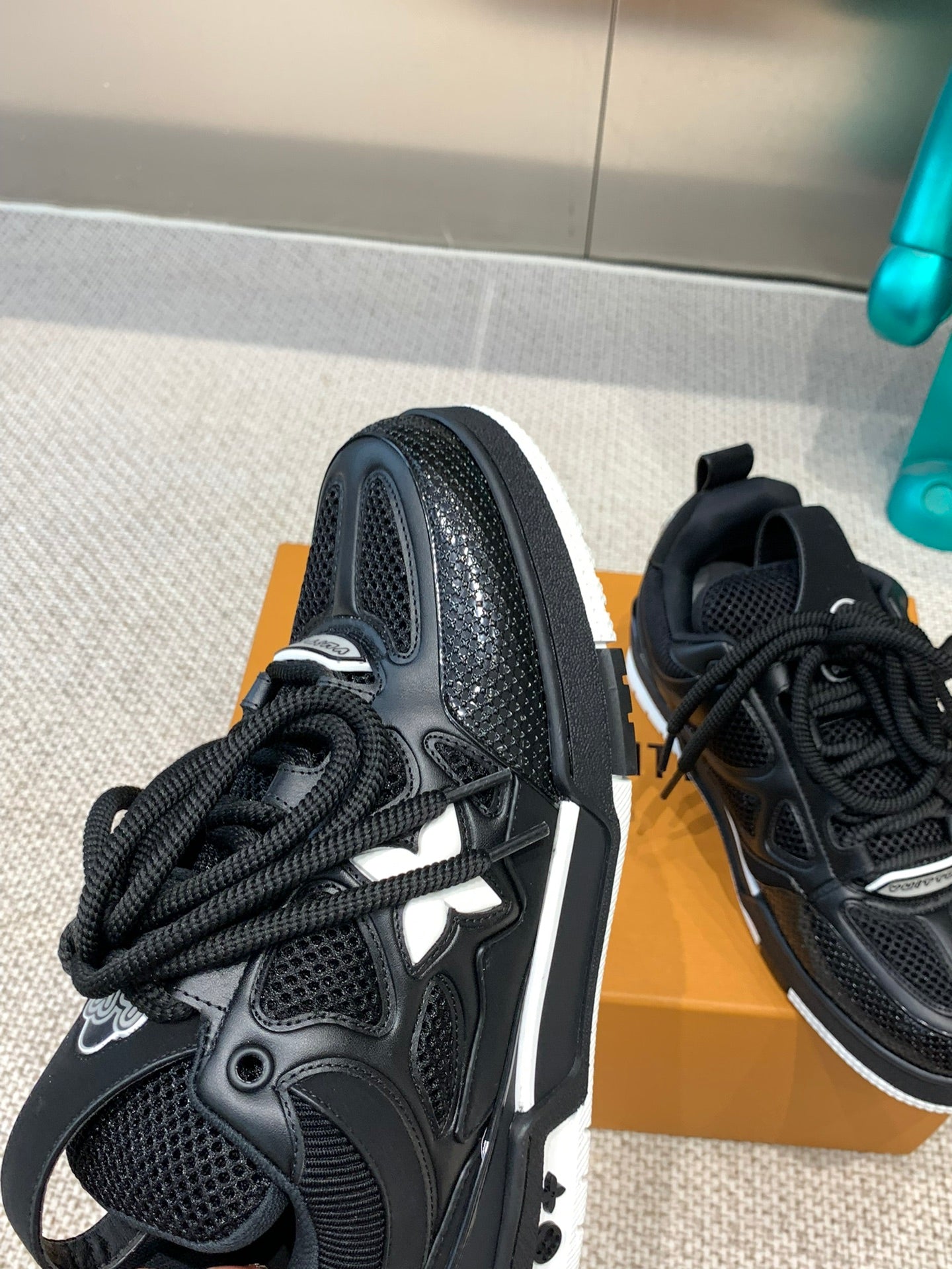 LV Skate Sneaker Black Cowhide