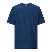 CD 25 Short-sleeved T-shirt Blue Cotton