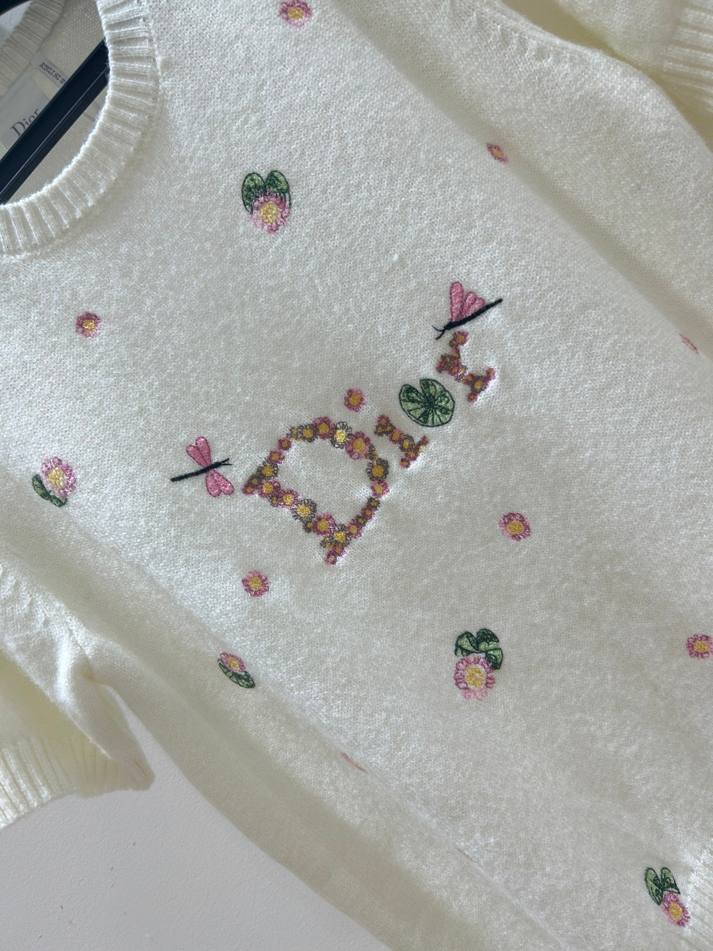 Dior 2026 T-shirt Cream Wool 535385
