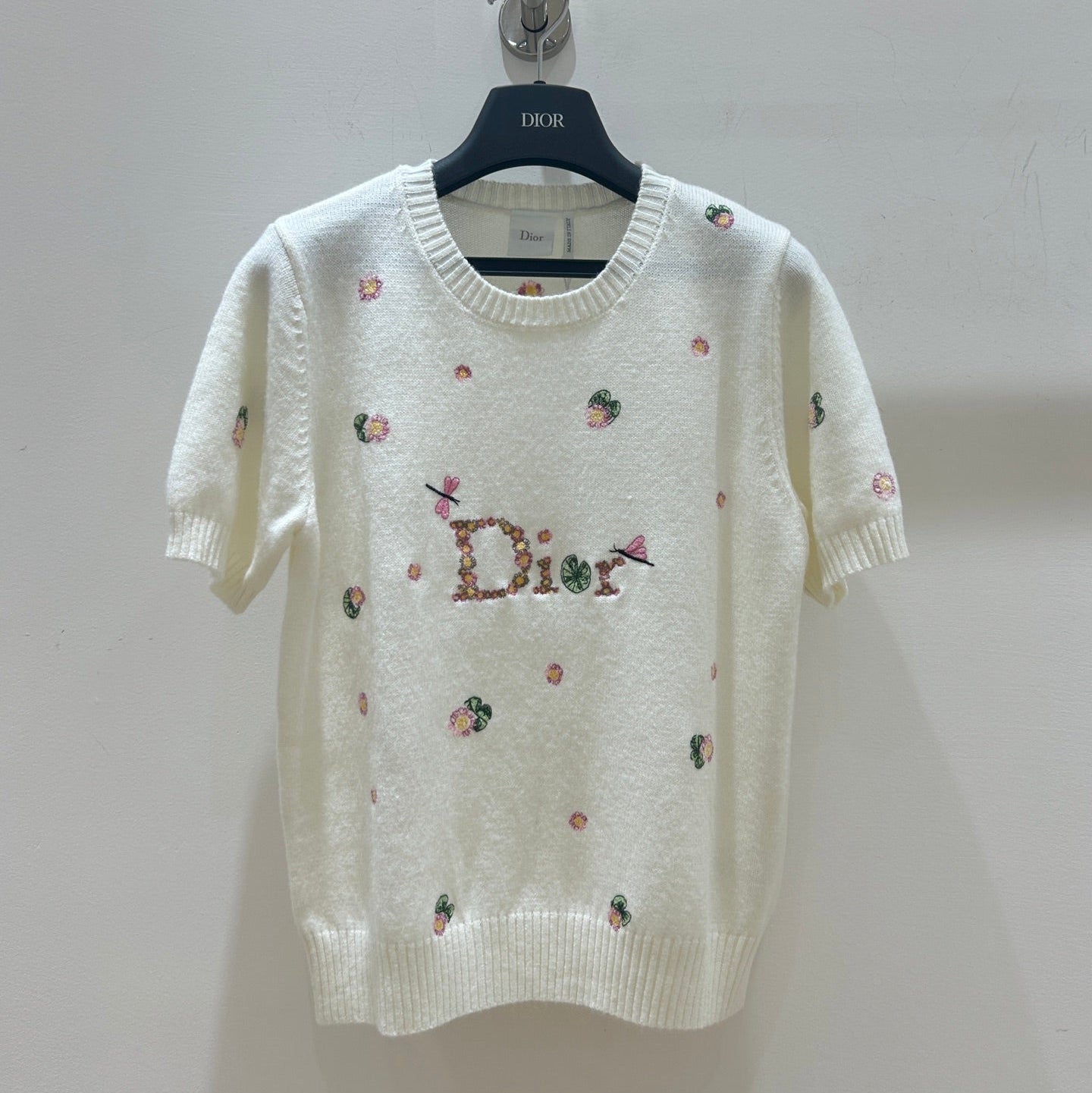 Dior 2026 T-shirt Cream Wool 535385