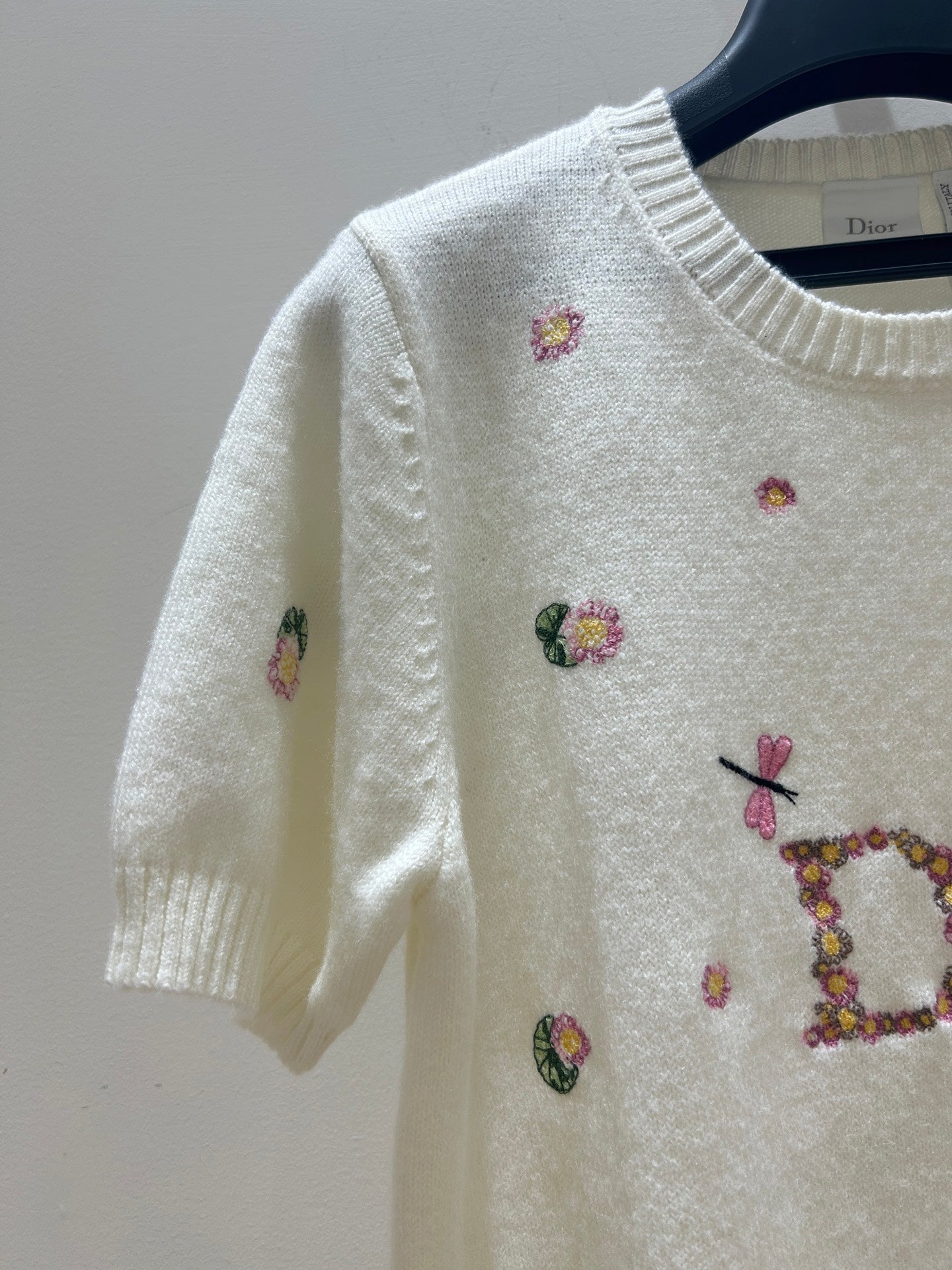 Dior 2026 T-shirt Cream Wool 535385