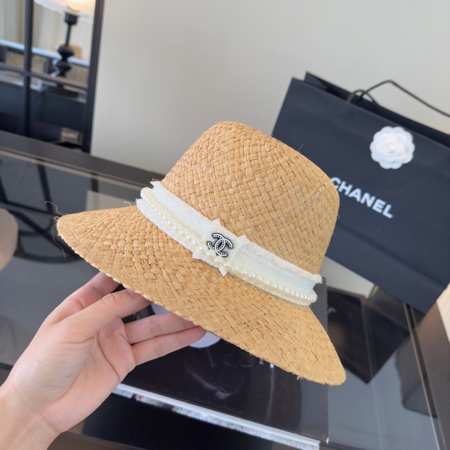 Chanel Straw Hat 360798