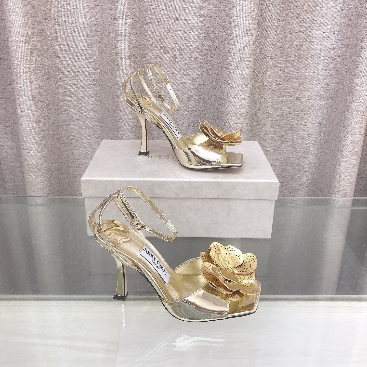 Jimmy Choo 2026 Mimmi Sandals 85mm Sheepskin 910775