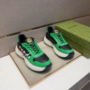 GG Men's 25 Sneaker Green Black Sheepskin 524270
