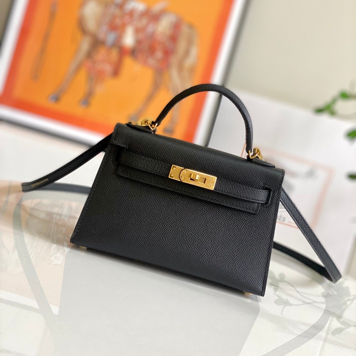 HM Mini Kelly 19cm Epsom Leather