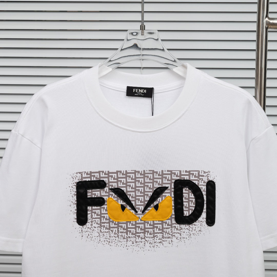 Fendi 2026 Men's Short Sleeved Shirt Cotton 828857