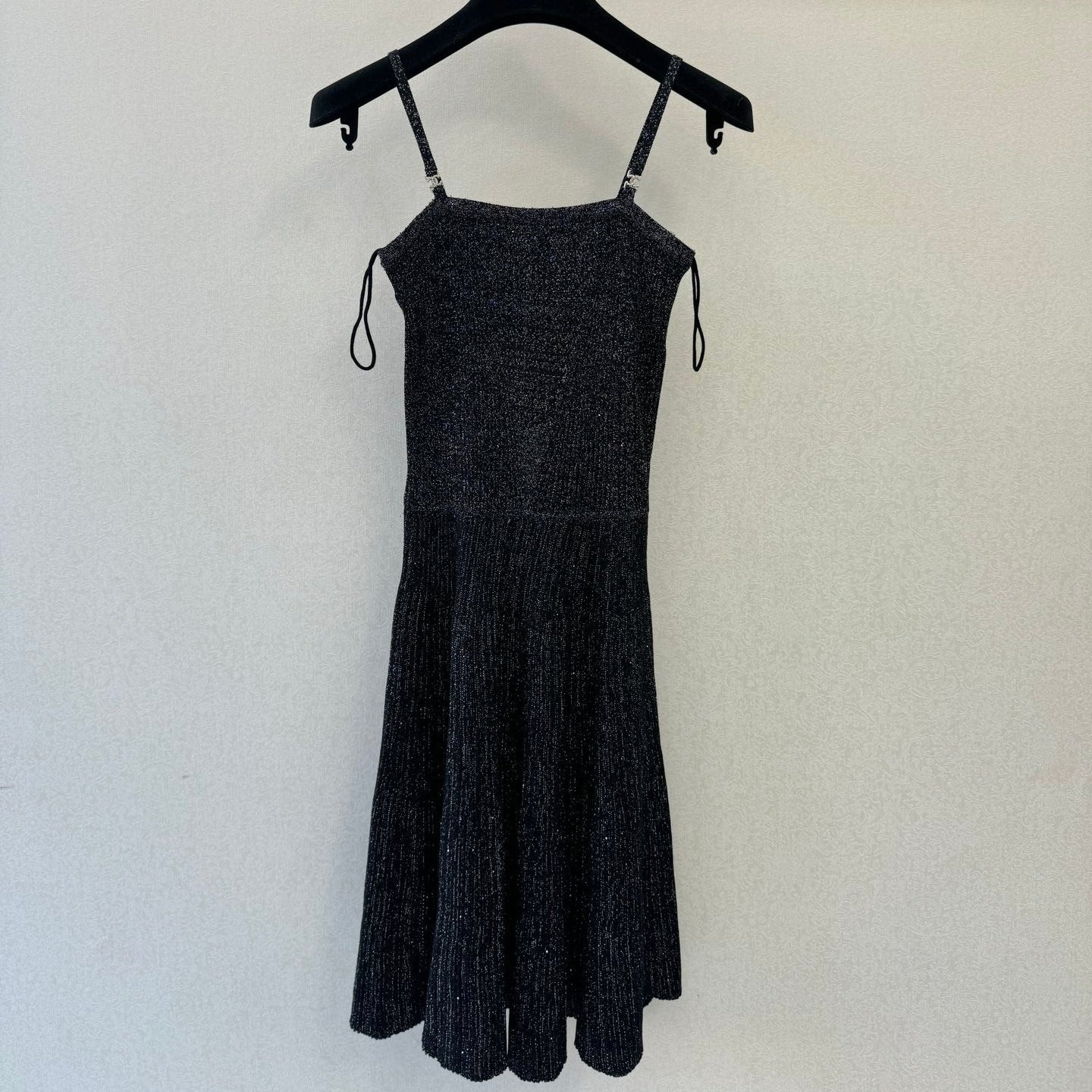 Chanel 2026 Slip Dress Black Cotton 394829