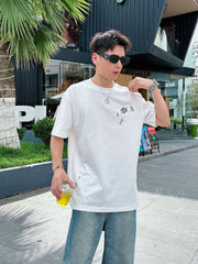 LV 26A Short-Sleeve Crew Neck T-Shirt Cotton 406010