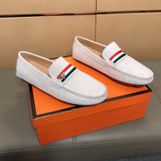 GG Men's Loafer White Suede 526677