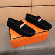 GG Men's Loafer Black Suede 526679