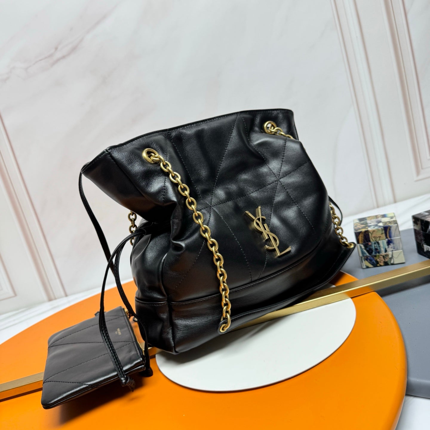 YSL 2026 Jamie Shopping Bag 29cm Suede And Calfskin