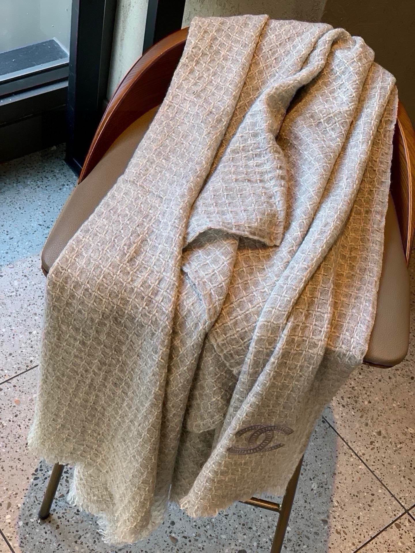 CC Scarf 200 CM In Grey Cashmere 373474