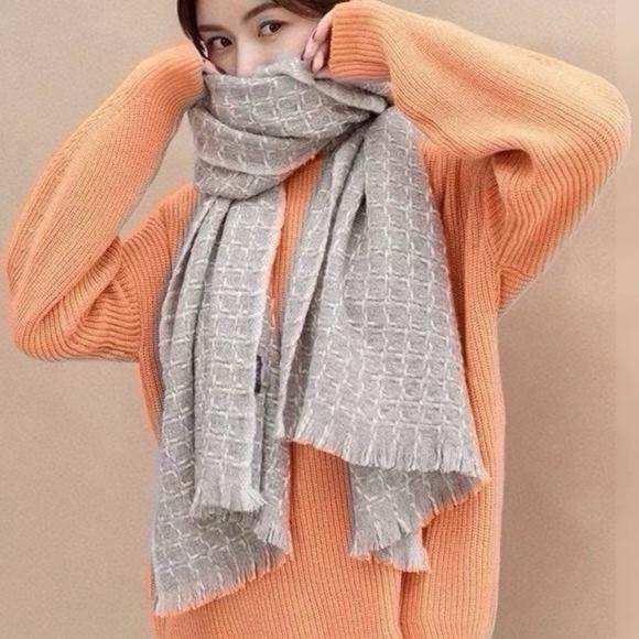 CC Scarf 200 CM In Grey Cashmere 373474