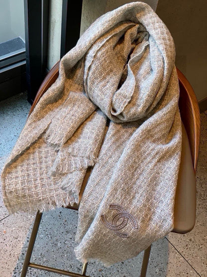 CC Scarf 200 CM In Grey Cashmere 373474