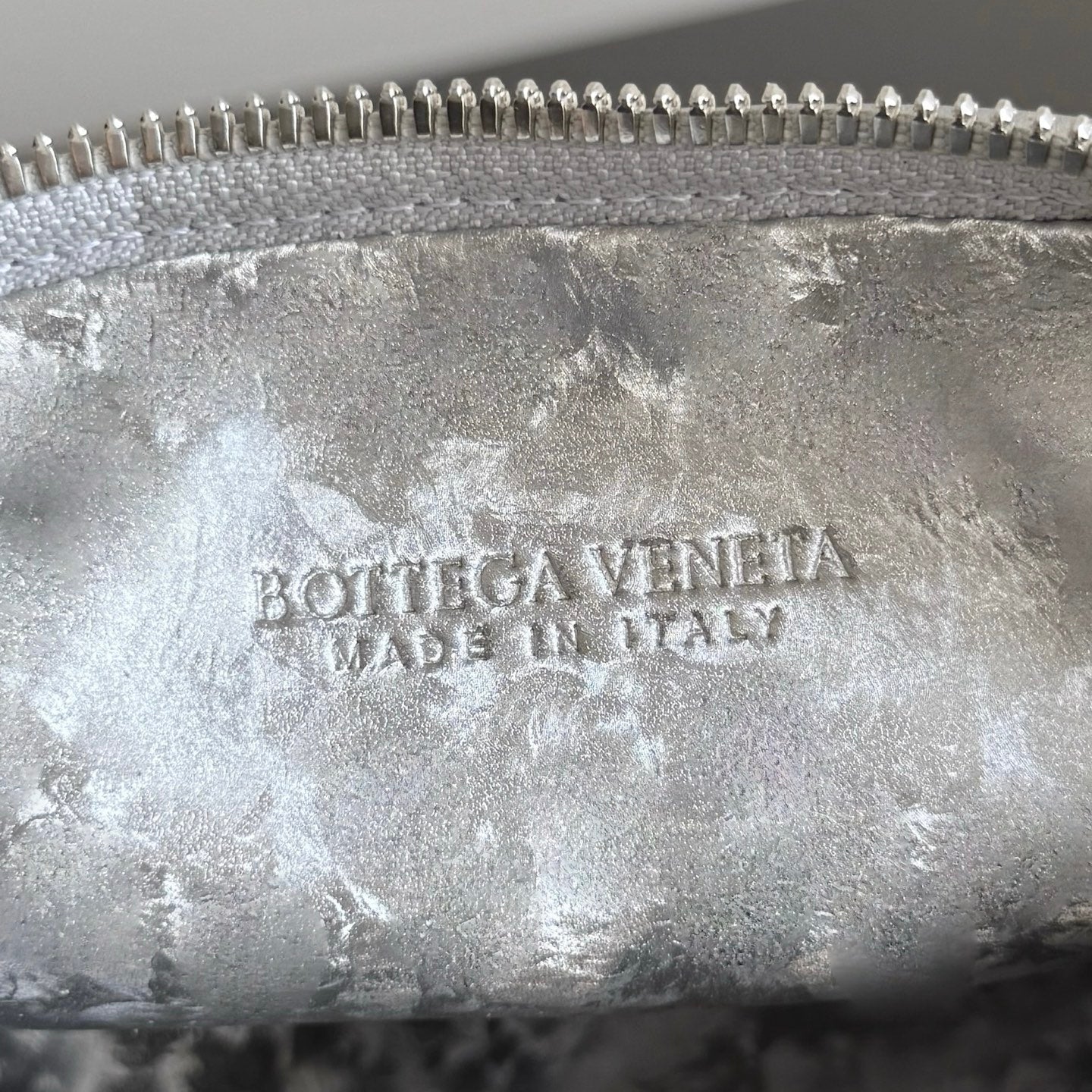 Bottega Veneta 2026 Jodie Bag 23cm Silver Lambskin 137034