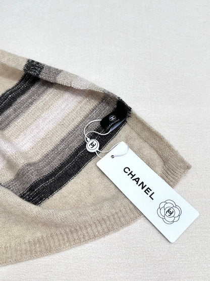 CC Scarf 210 CM In Beige Cashmere 403865