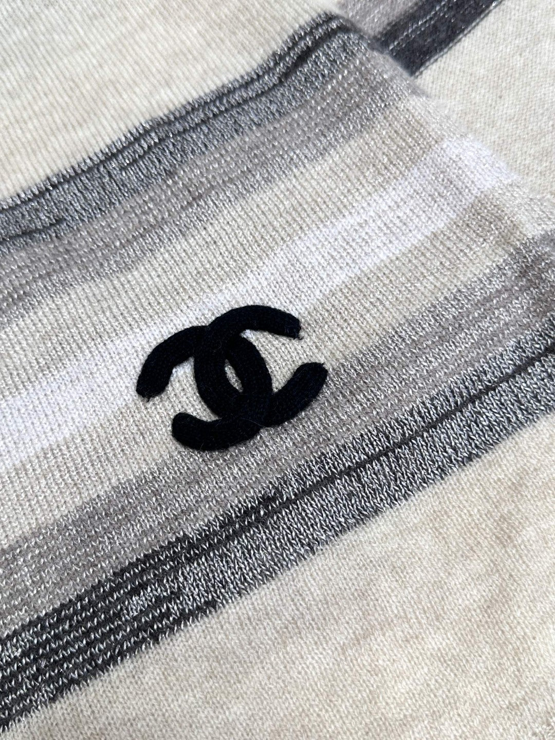 CC Scarf 210 CM In Beige Cashmere 403865