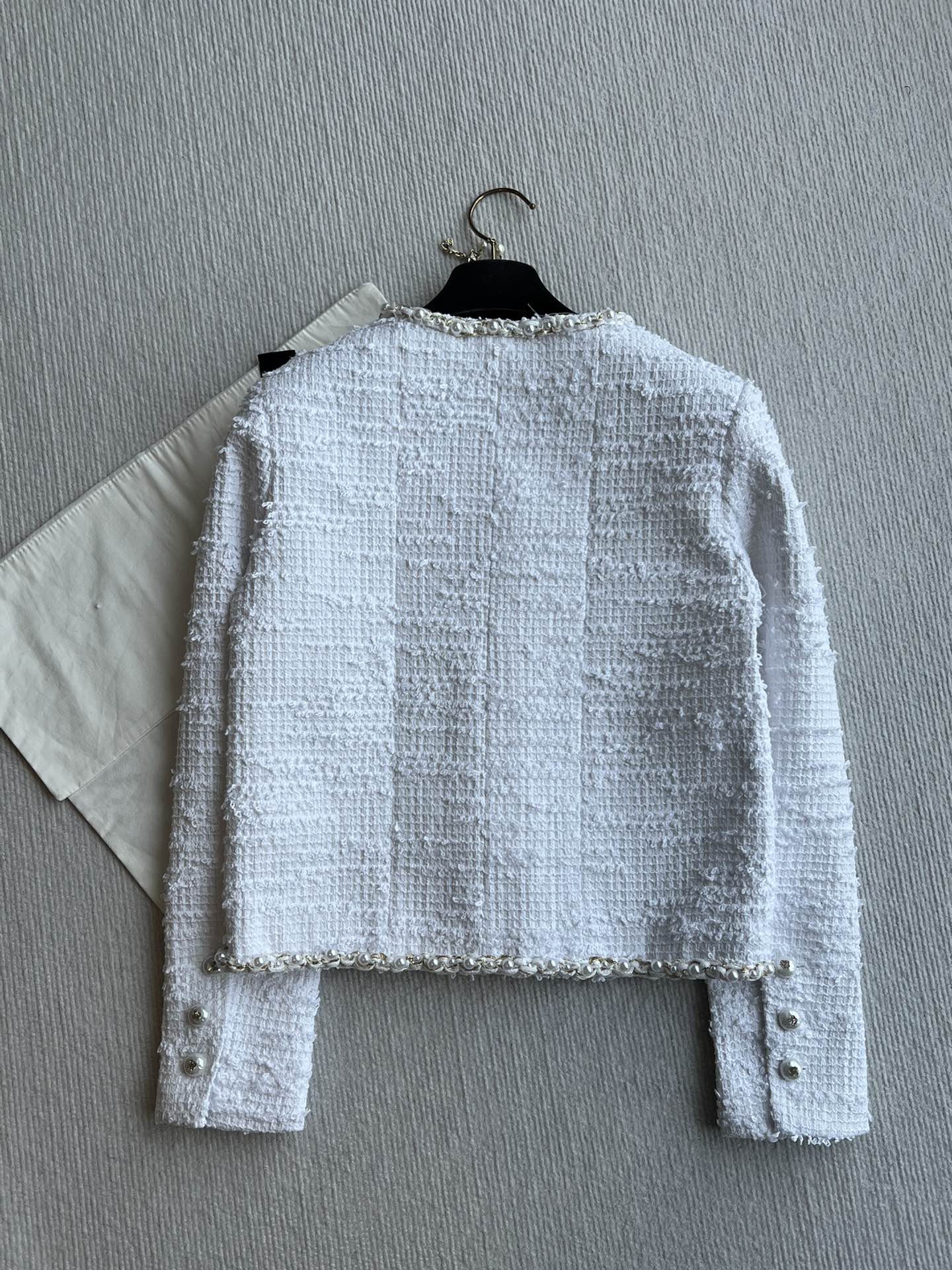 CC 25 Jacket In White Cotton 234889