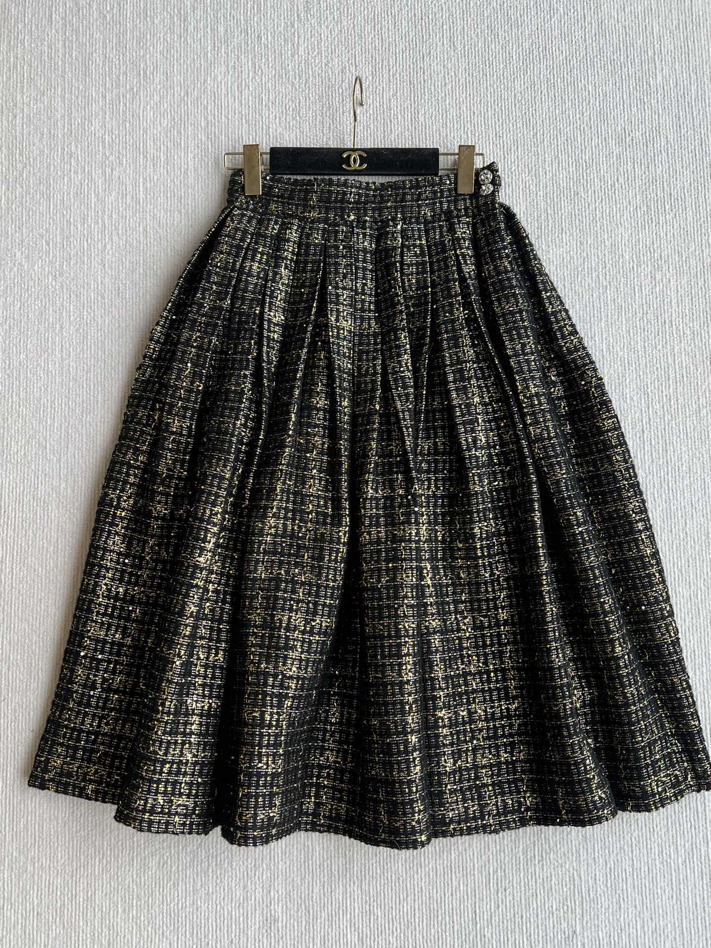 CC 25 Set Tweed Black Polyester Wool 289987