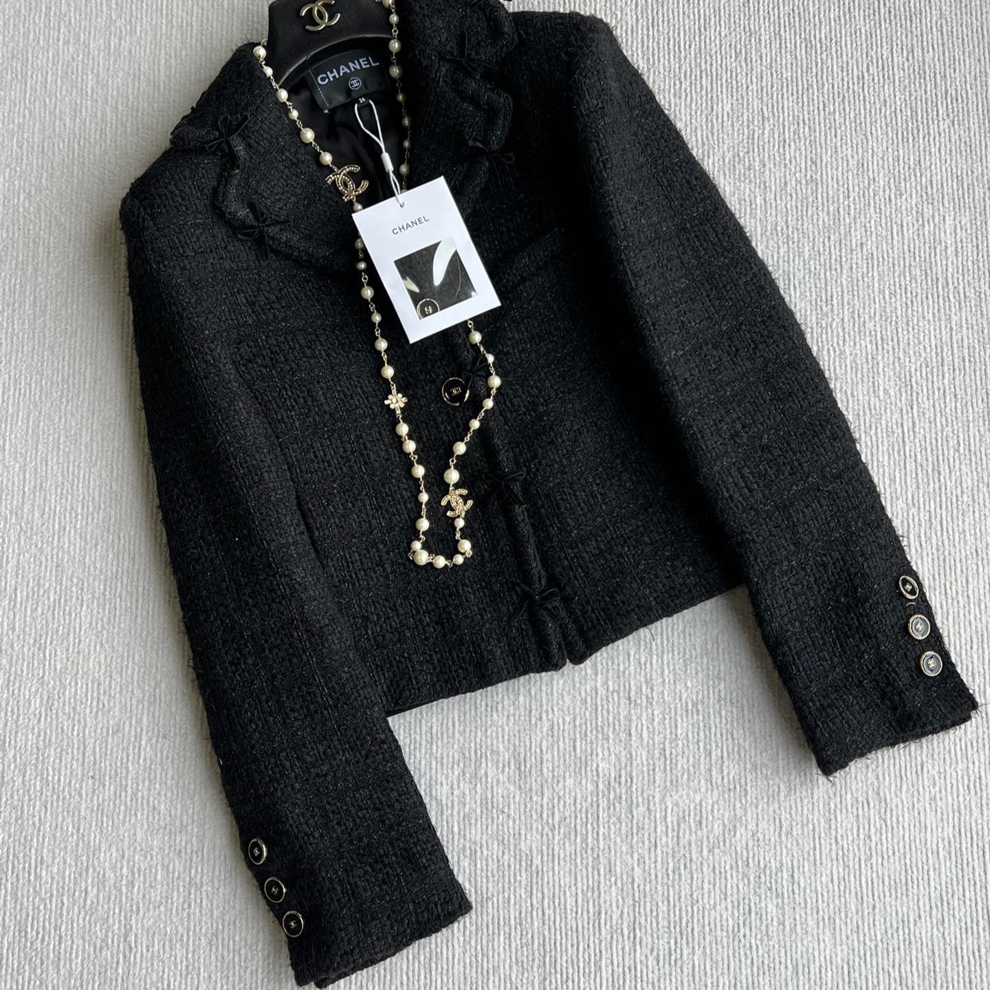 CC 25 Jacket Black Cotton 300156