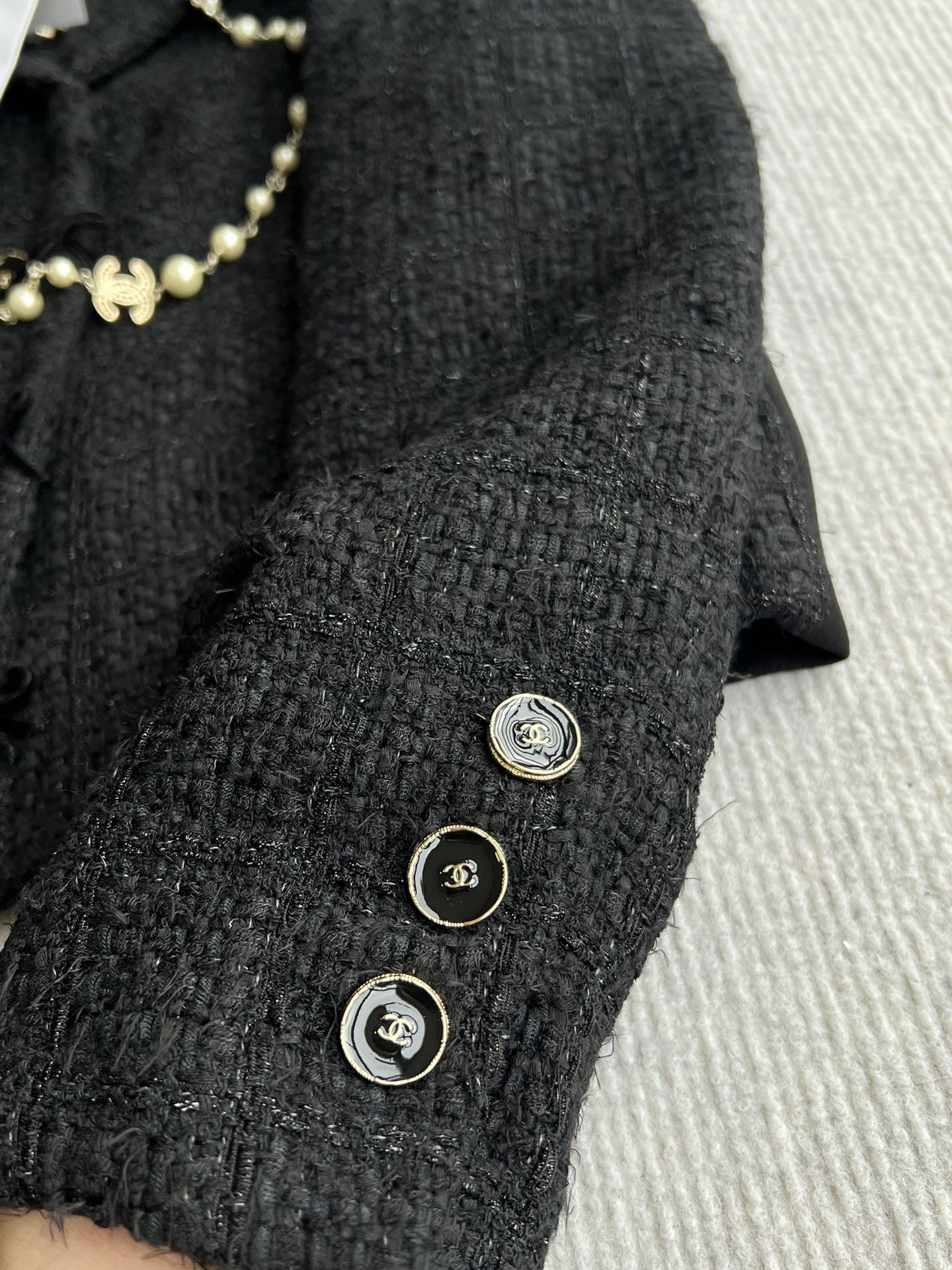 CC 25 Jacket Black Cotton 300156