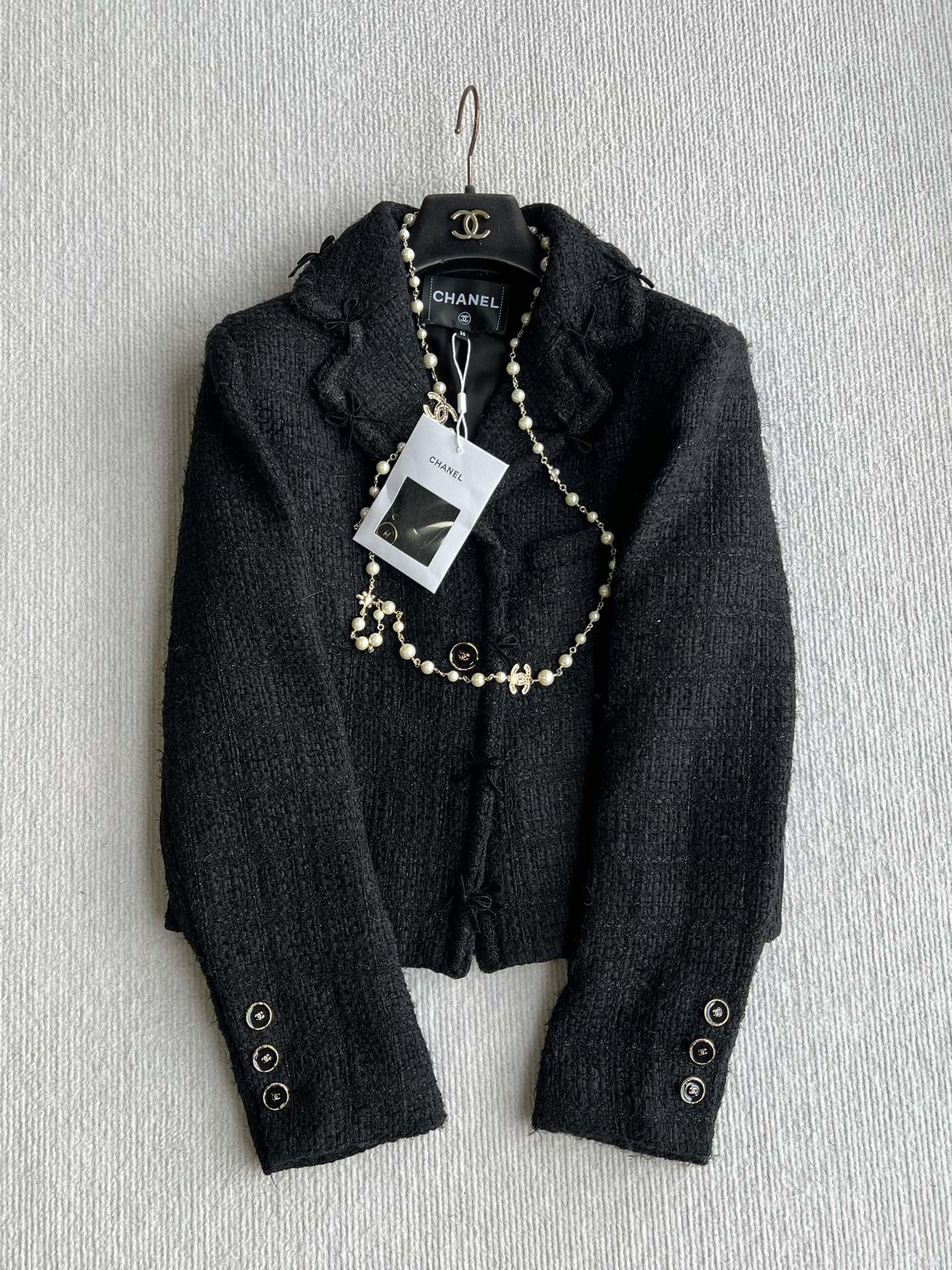 CC 25 Jacket Black Cotton 300156