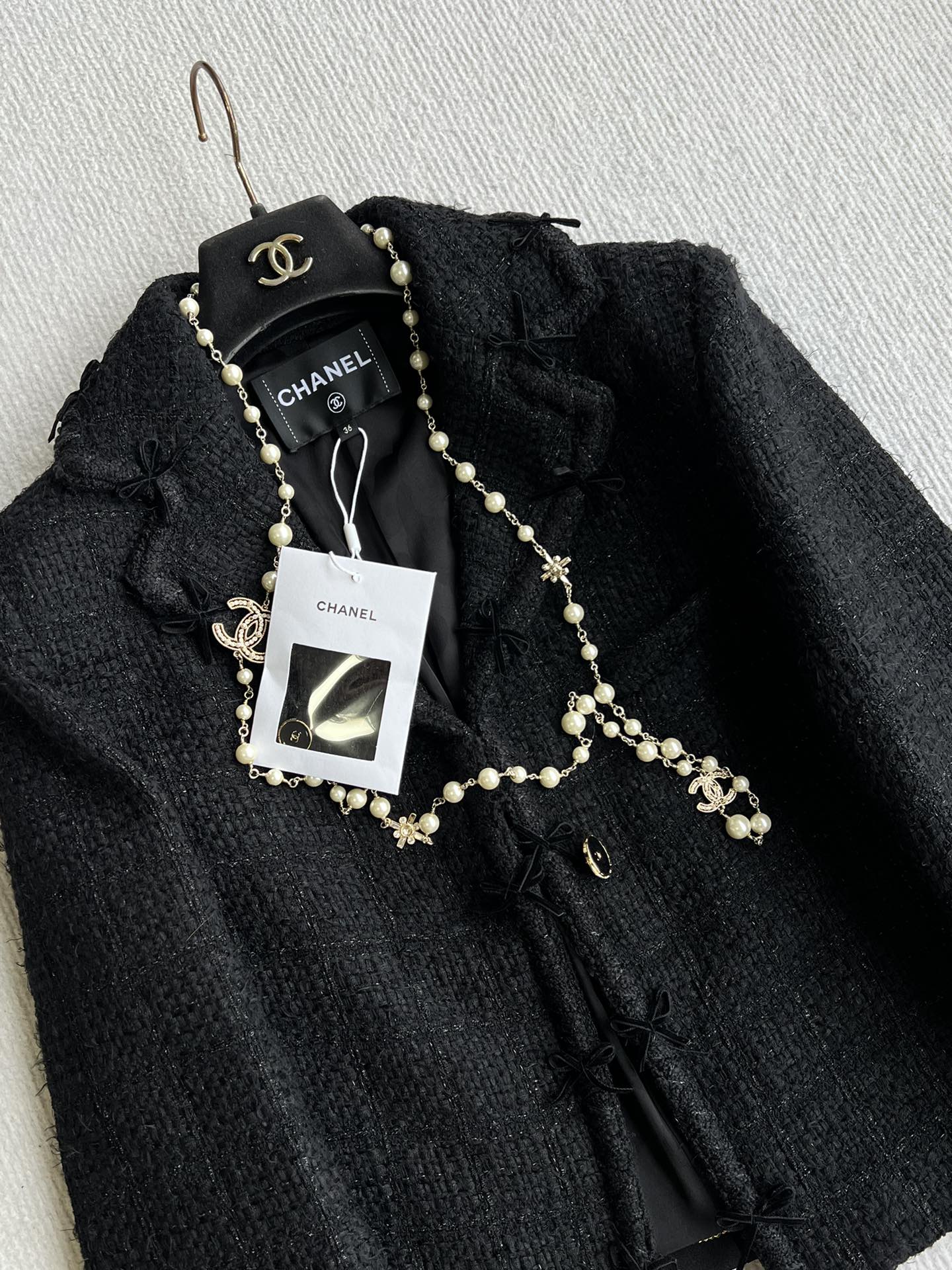 CC 25 Jacket Black Cotton 300156