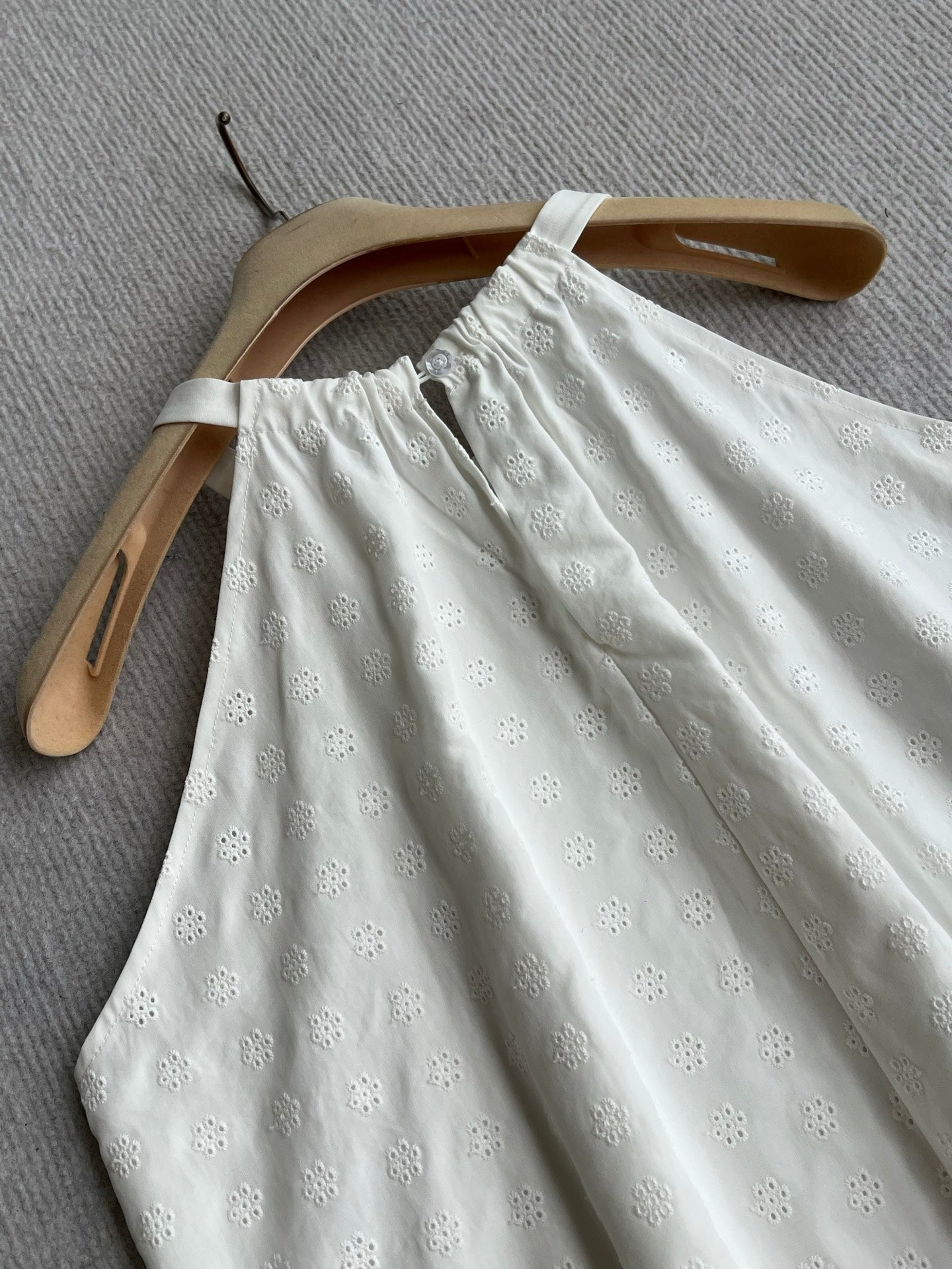 MiuMiu 2026 Neck Top And Mid-Length Skirt Cotton 401251