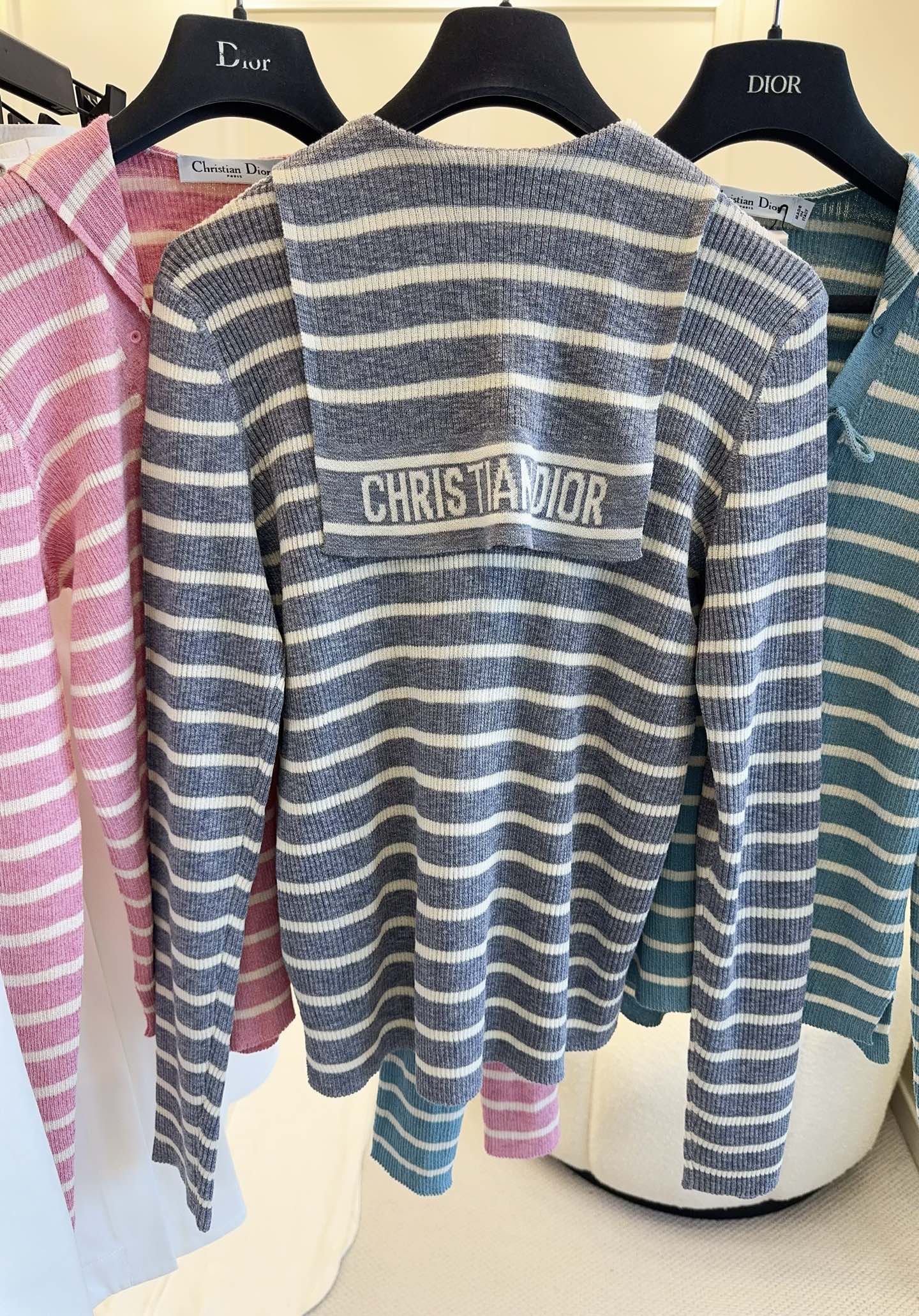 CD 25 Striped Long Sleeve Shirt Cotton
