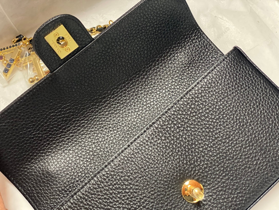 Chane 2026 Gemstone-encrusted Double-C Bag 22cm Calfskin
