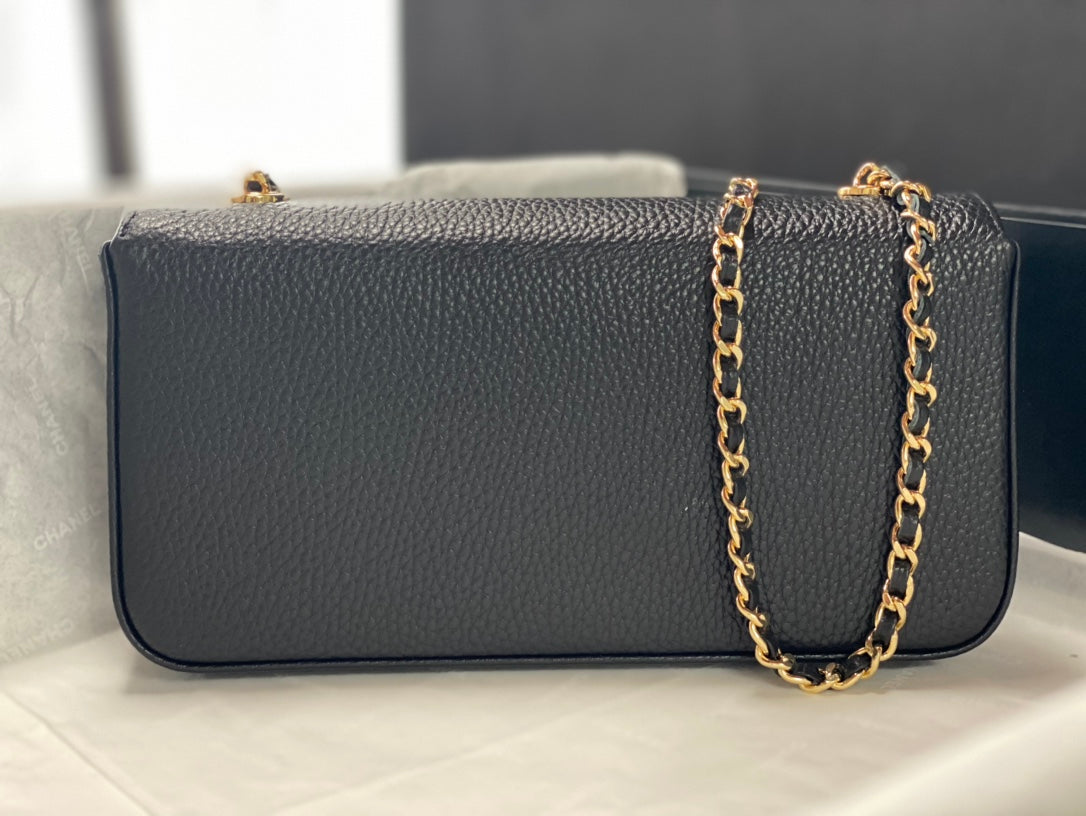 Chane 2026 Gemstone-encrusted Double-C Bag 22cm Calfskin