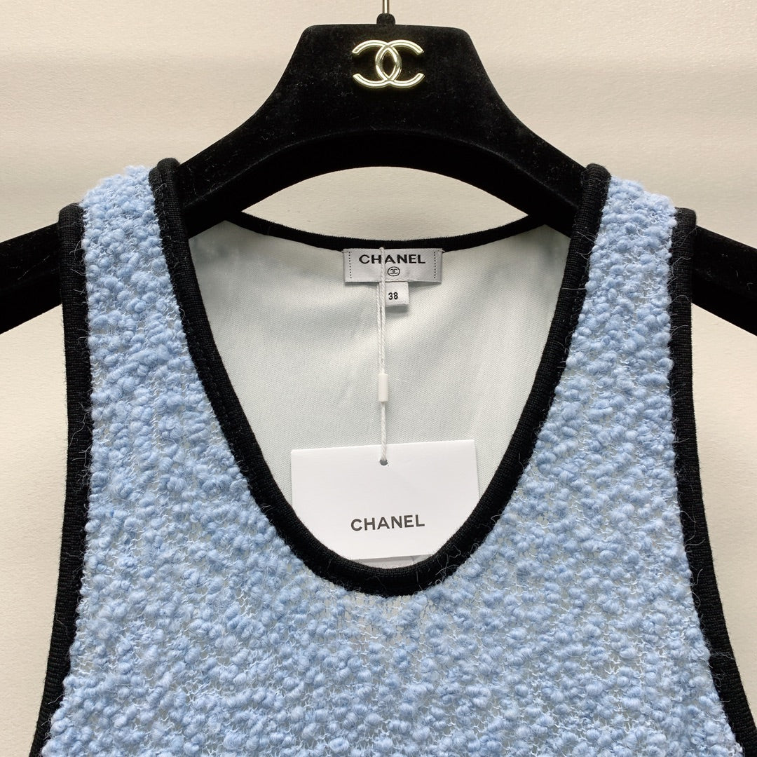 CC 25 Knitted Vest Dress Cotton 243529