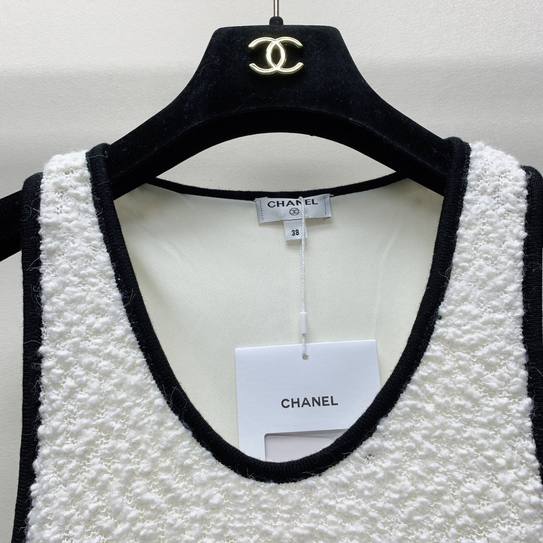 CC 25 Knitted Vest Dress Cotton 243529