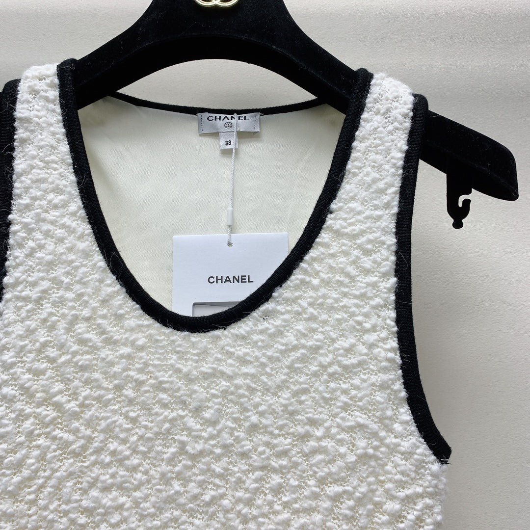 CC 25 Knitted Vest Dress Cotton 243529