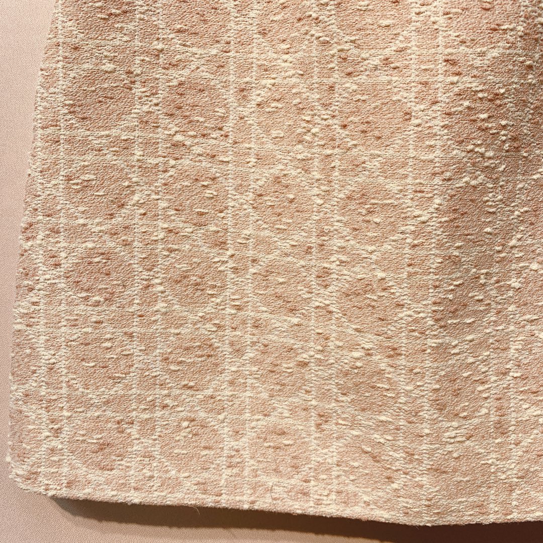 CD 25 Beige Diamond Pattern Dress Set 296152