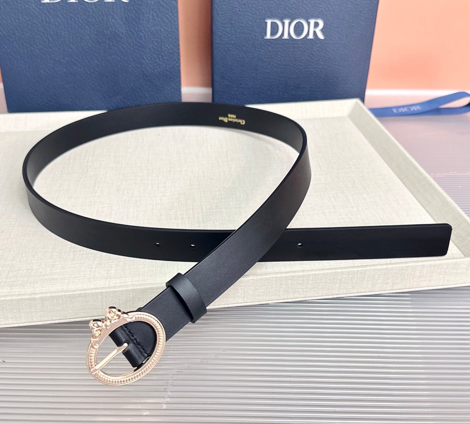 Dior Médaillon Belt 25mm Smooth Calfskin 209867
