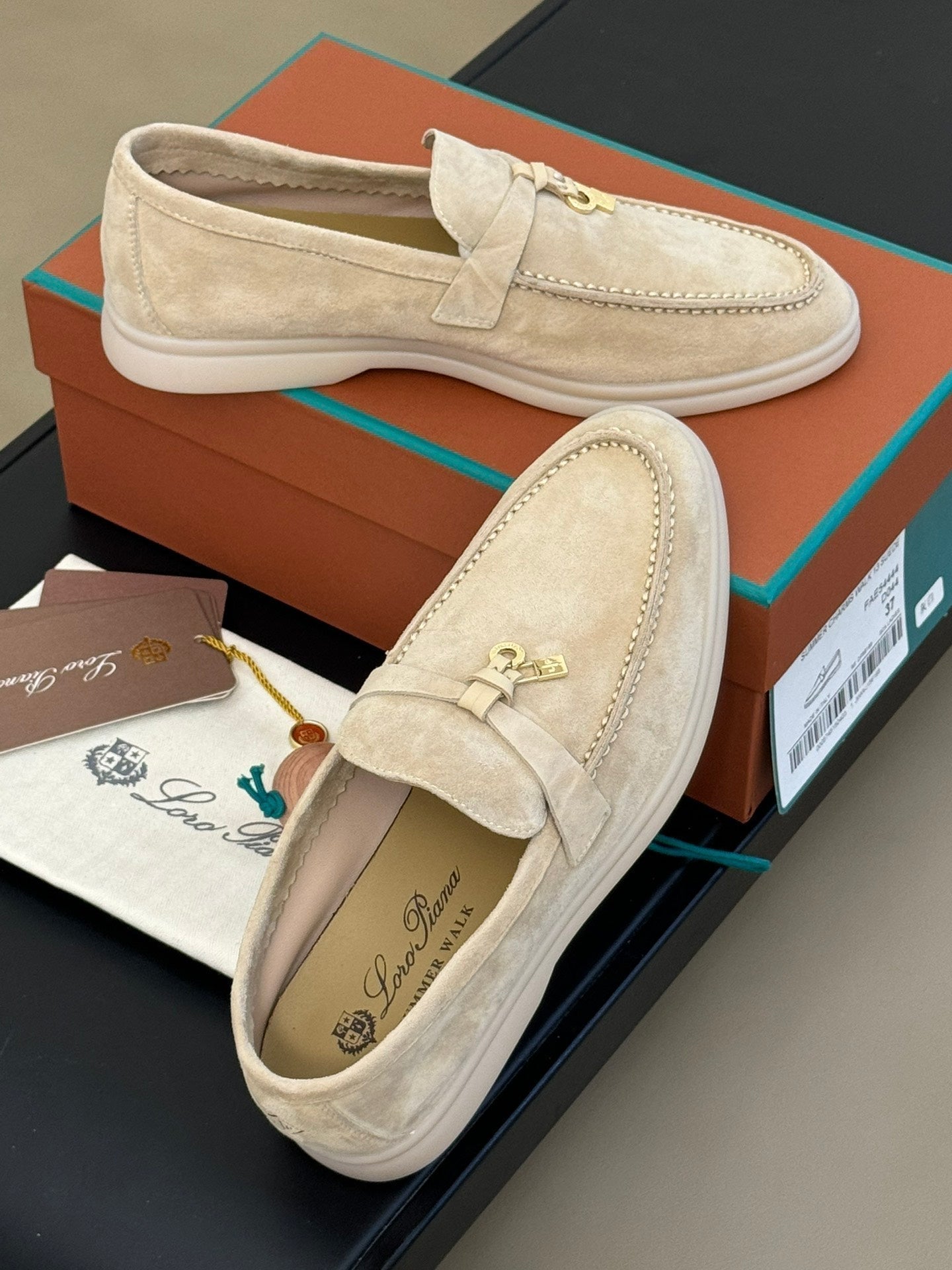 summer charm walk loafer suede