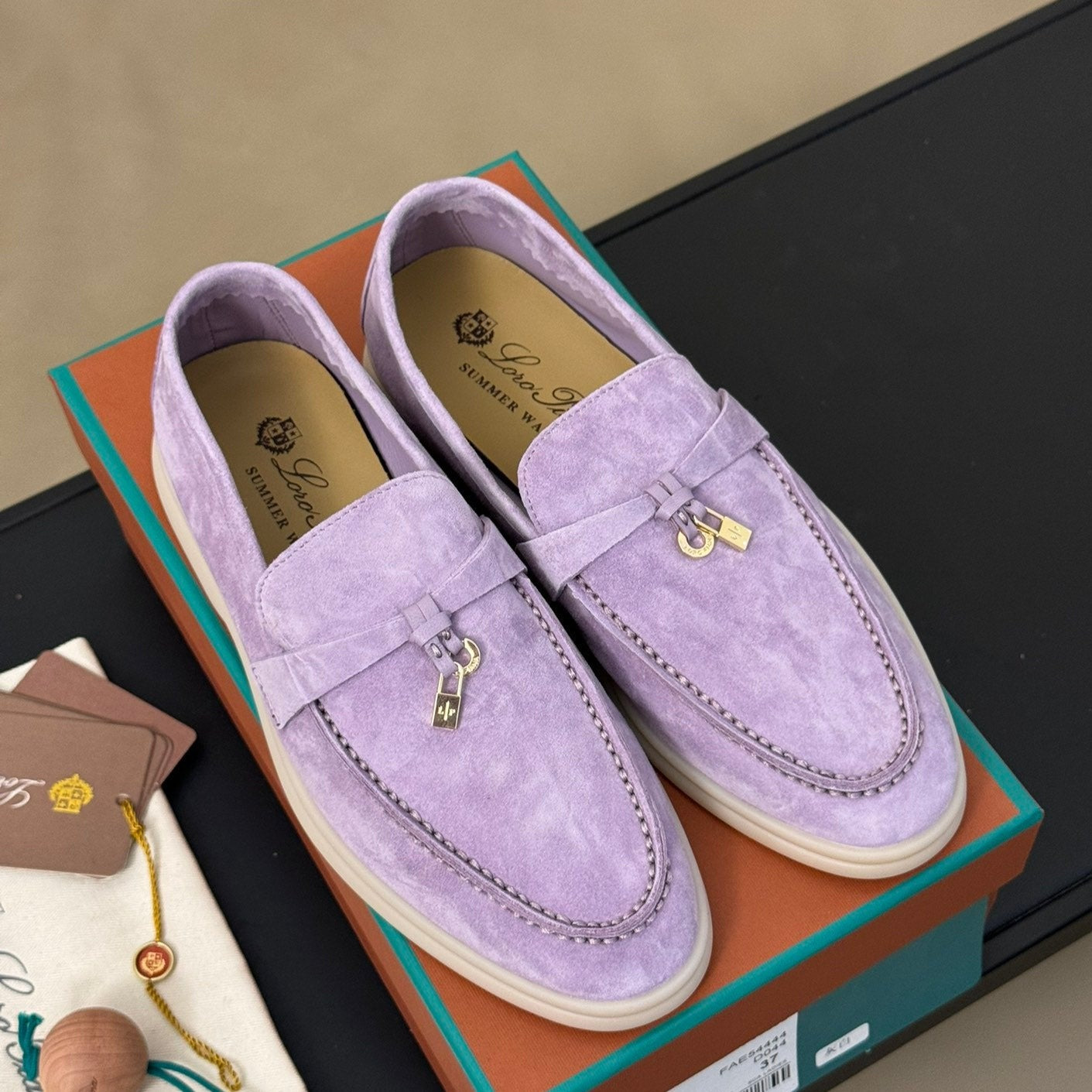summer charm walk loafer suede