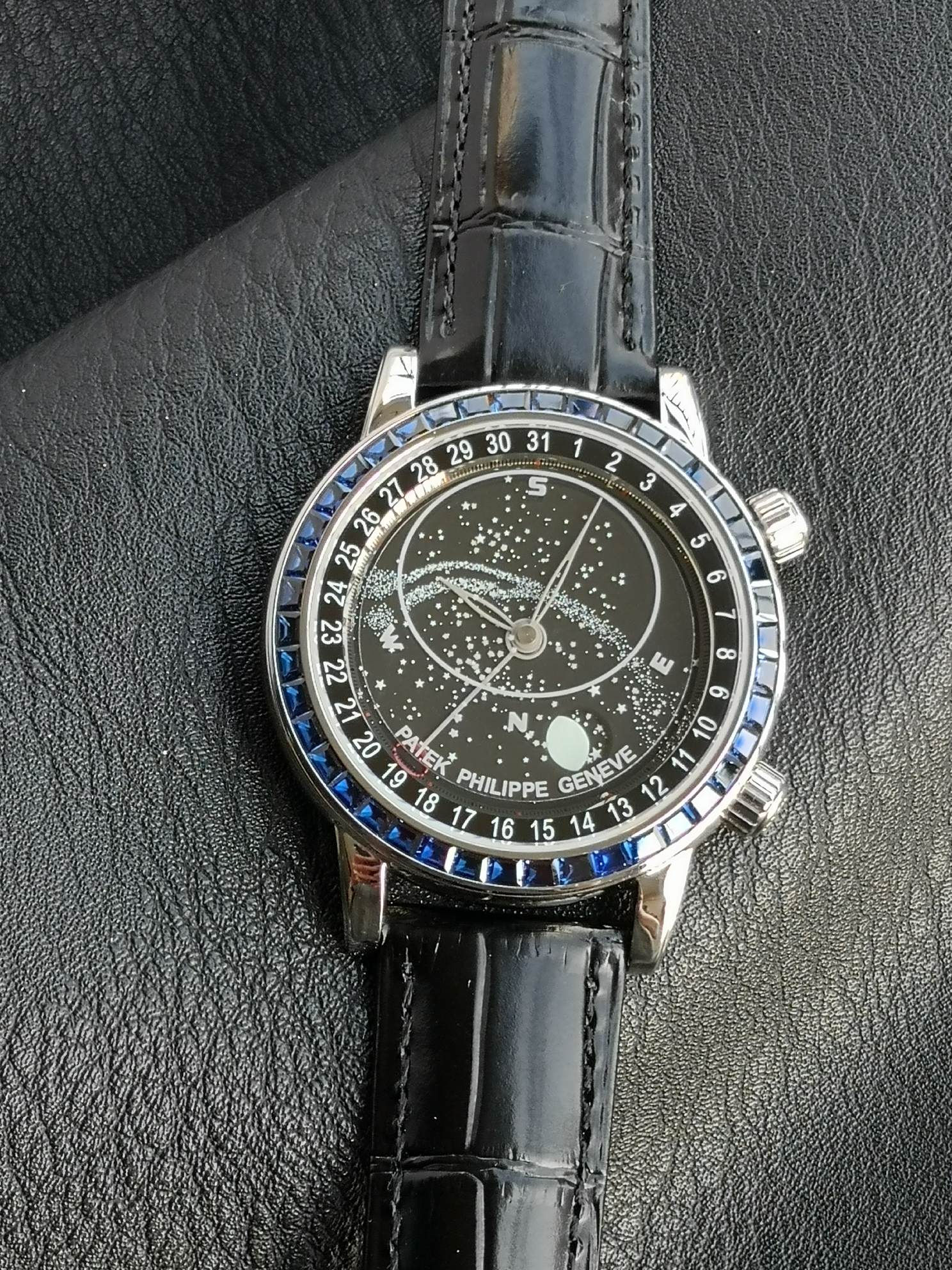 Patek Philippe Celestial Grand Complication 44mm Blue Gemstones Black Dial