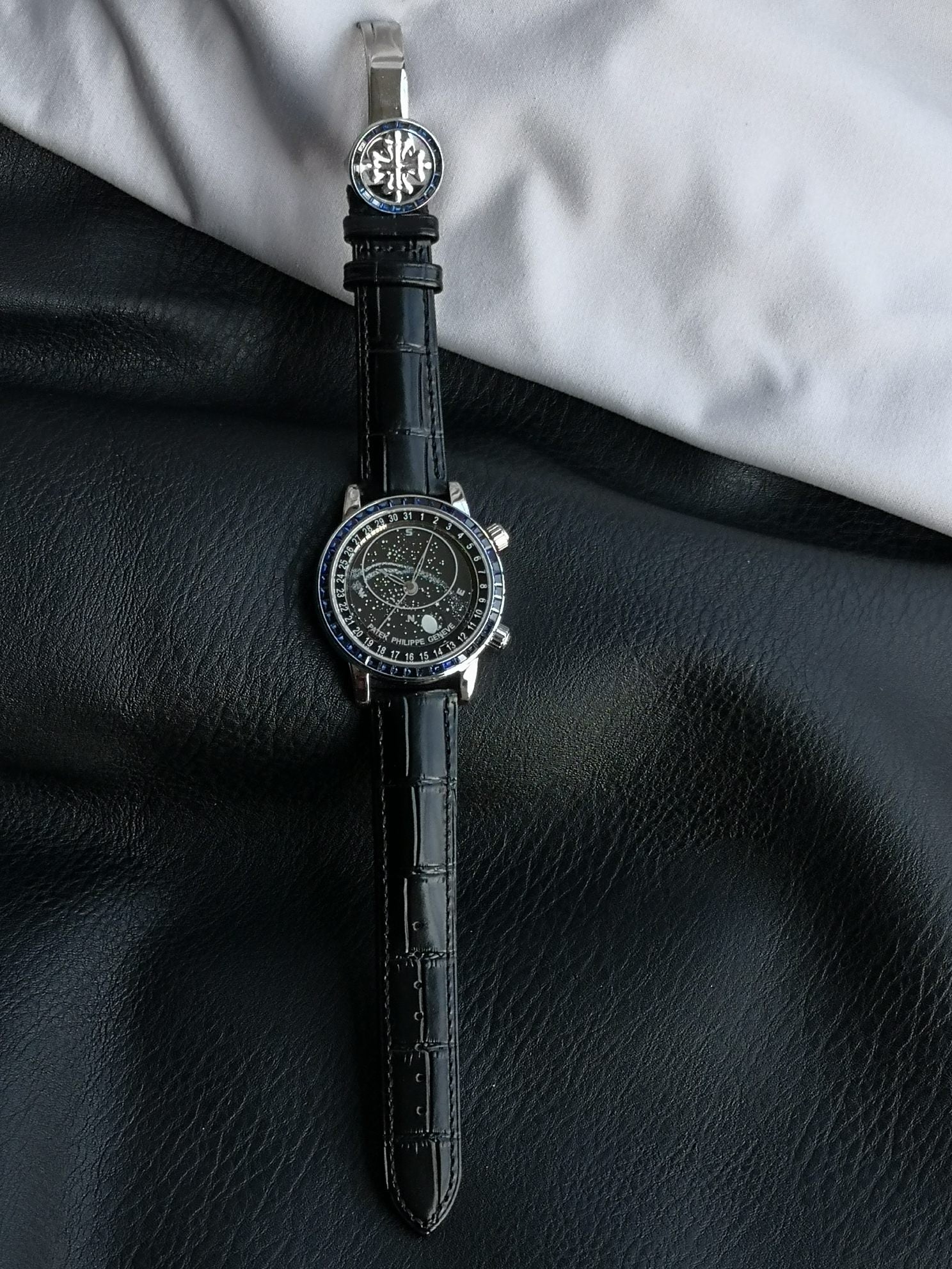 Patek Philippe Celestial Grand Complication 44mm Blue Gemstones Black Dial