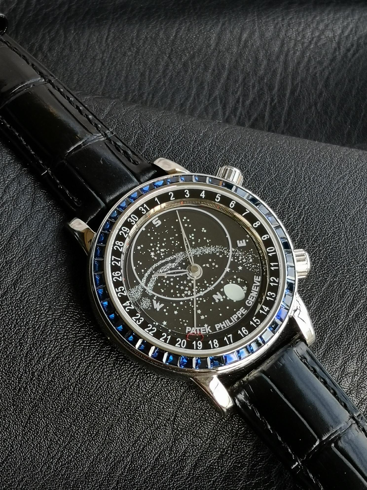 Patek Philippe Celestial Grand Complication 44mm Blue Gemstones Black Dial