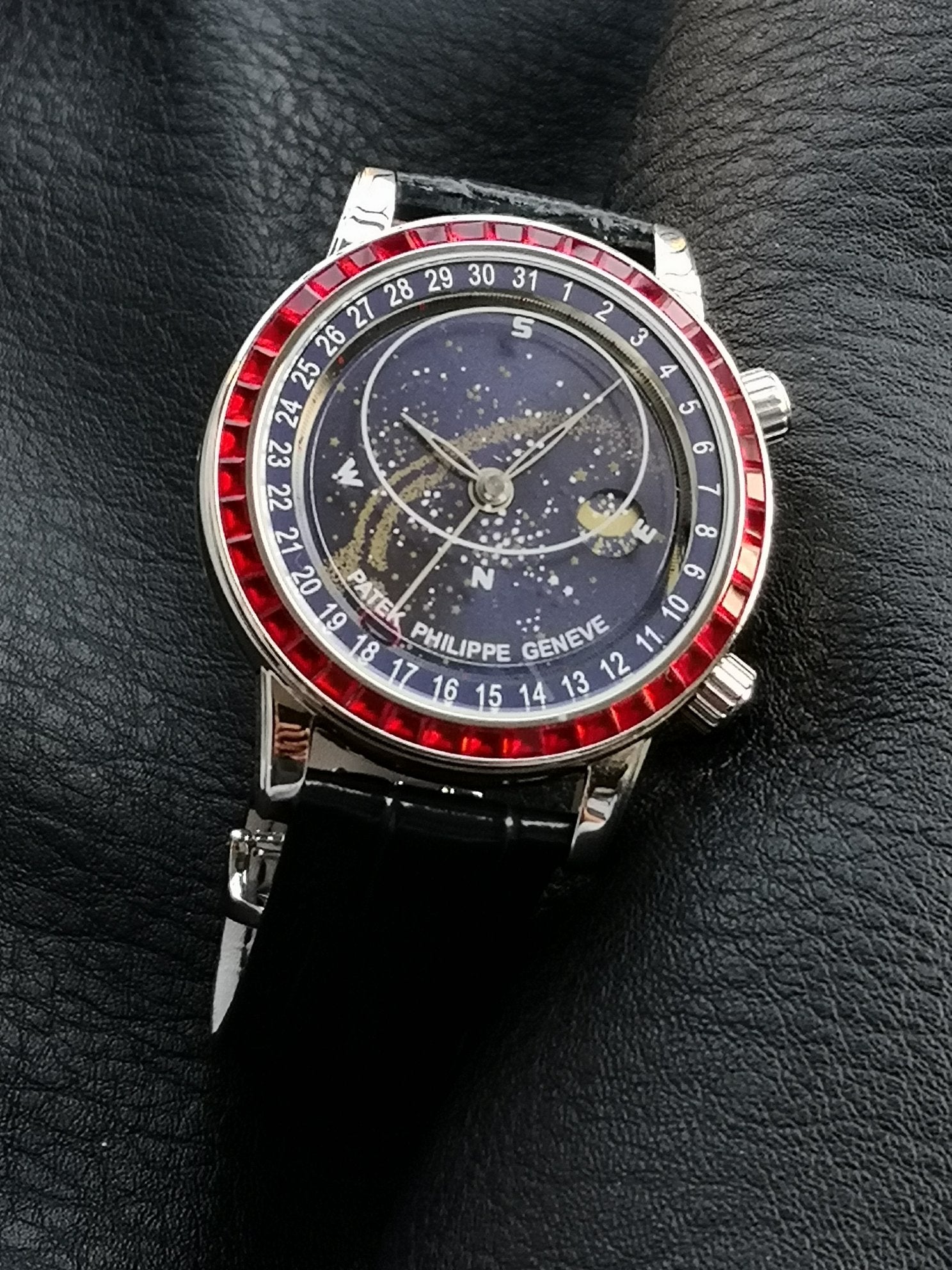Patek Philippe Celestial Grand Complication 44mm Red Gemstones Blue Dial