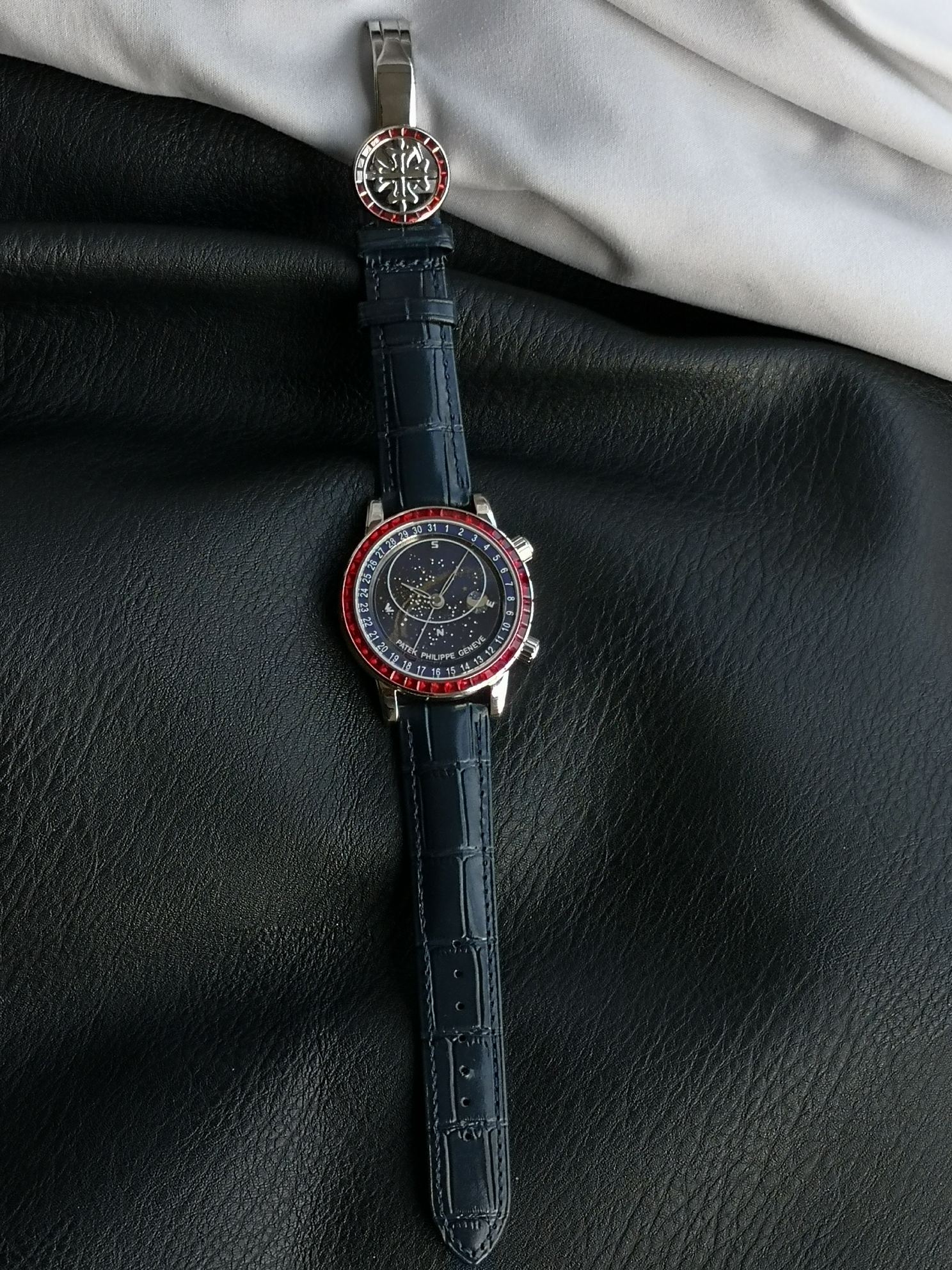 Patek Philippe Celestial Grand Complication 44mm Red Gemstones Blue Dial