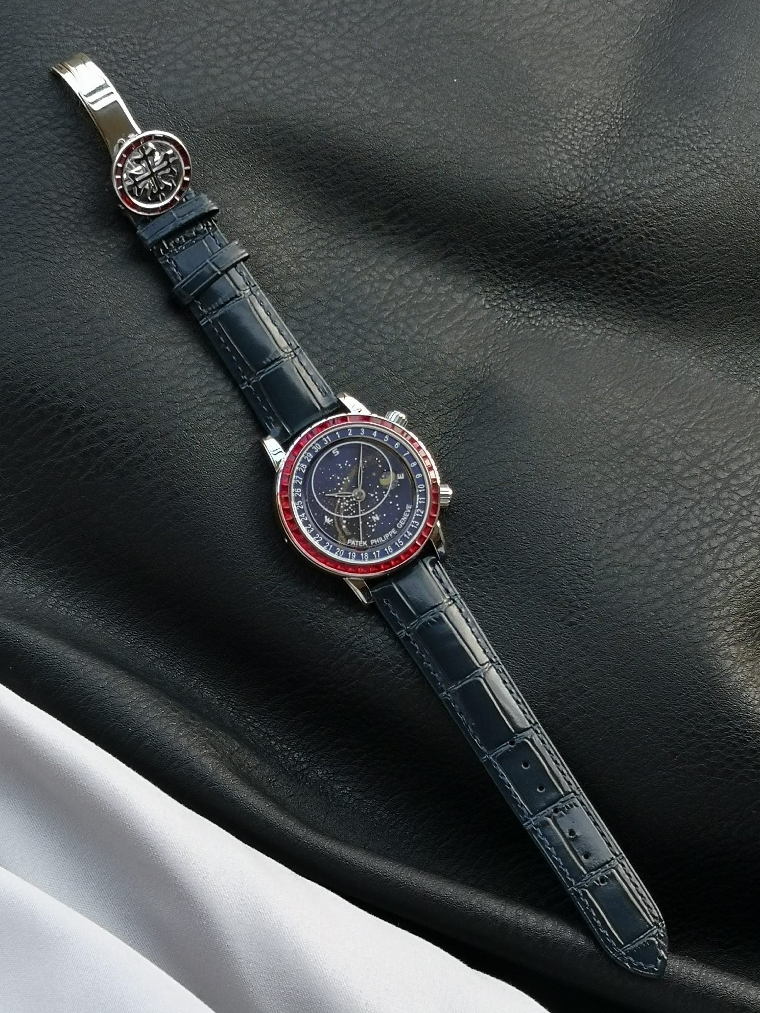 Patek Philippe Celestial Grand Complication 44mm Red Gemstones Blue Dial
