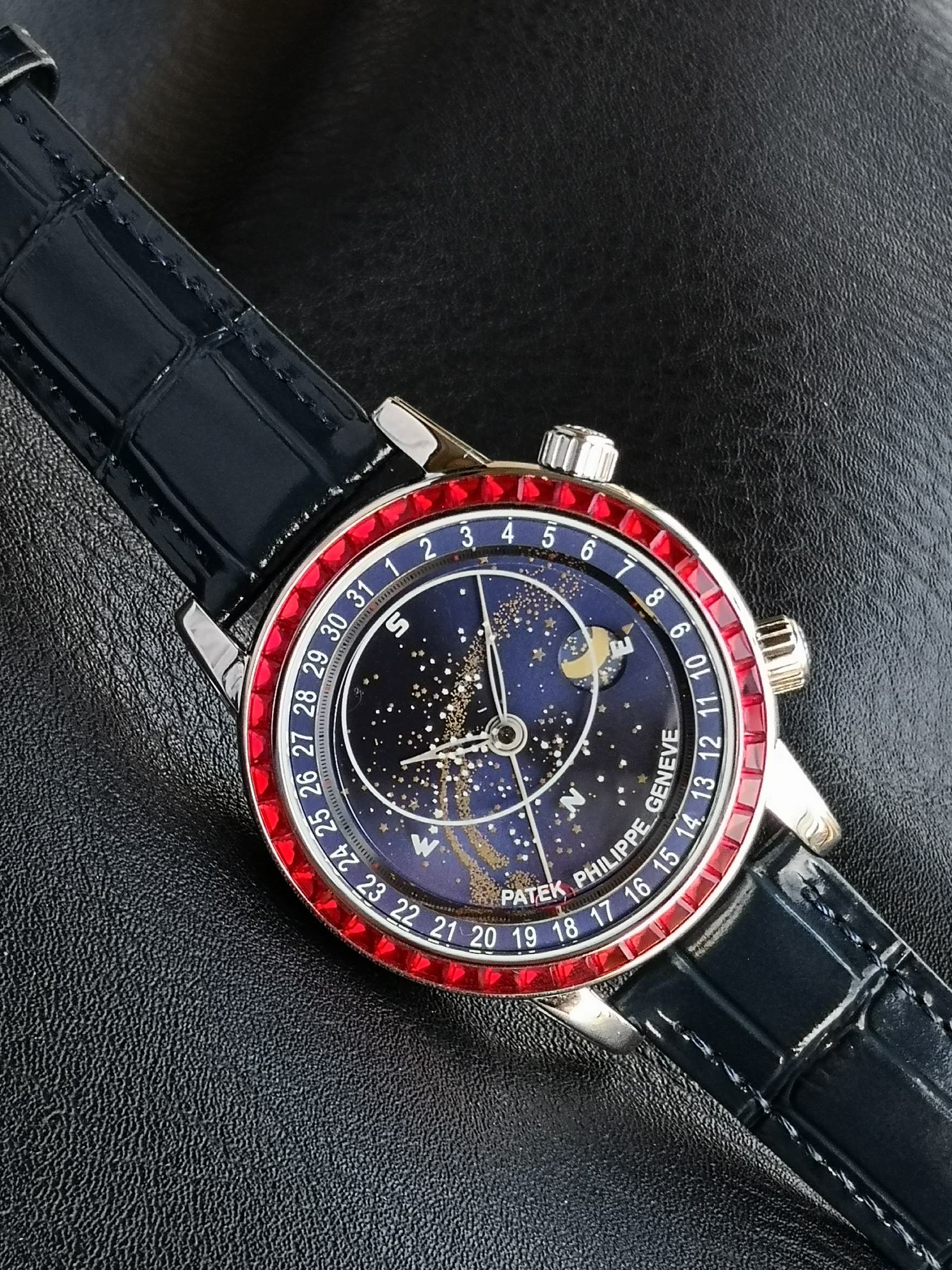 Patek Philippe Celestial Grand Complication 44mm Red Gemstones Blue Dial
