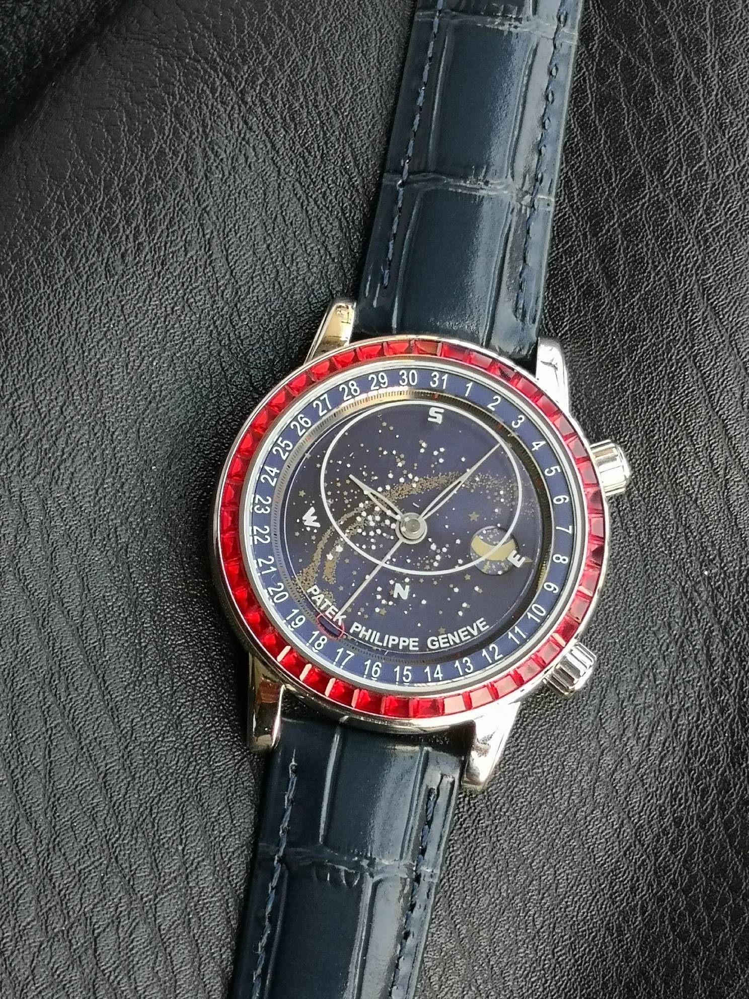 Patek Philippe Celestial Grand Complication 44mm Red Gemstones Blue Dial