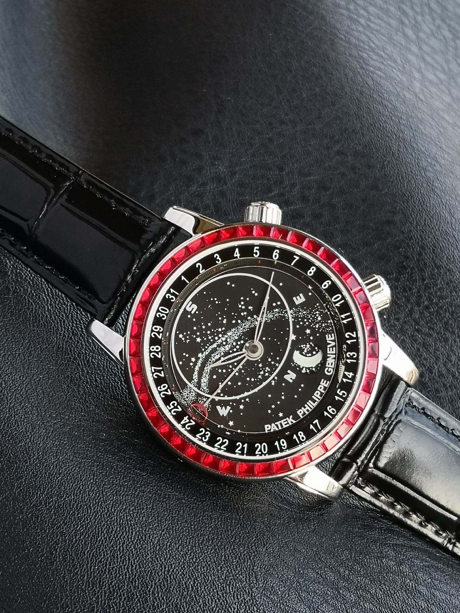 Patek Philippe Celestial Grand Complication 44mm Red Gemstones Black Dial