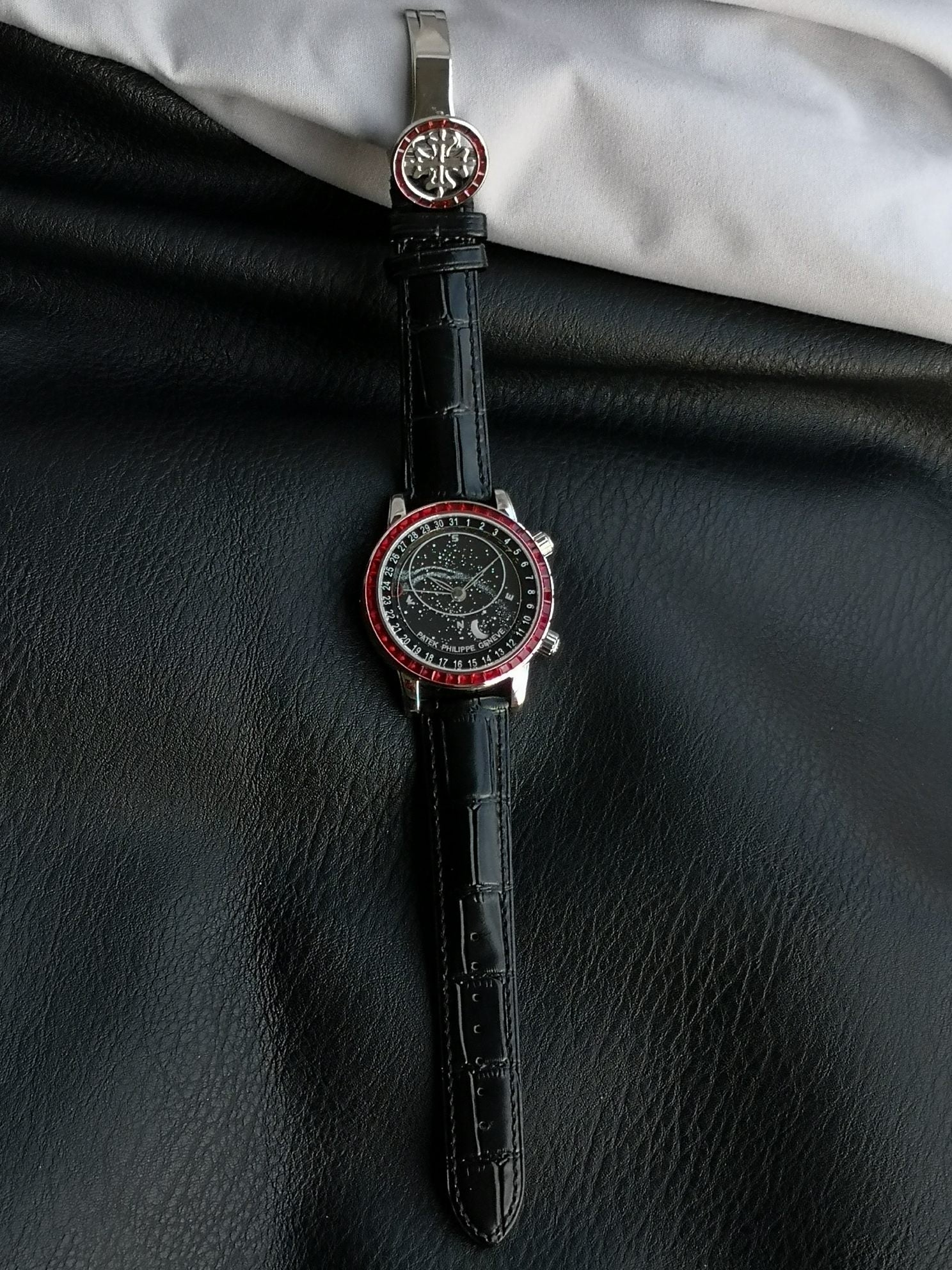 Patek Philippe Celestial Grand Complication 44mm Red Gemstones Black Dial